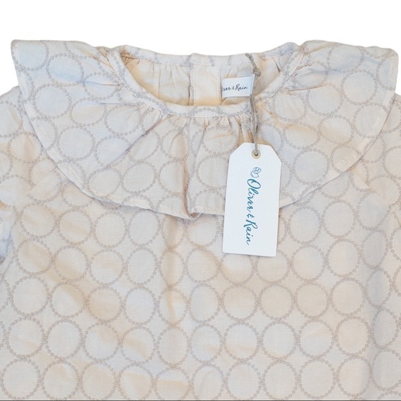 Oliver & Rain Long Sleeve Embroidered Top - 24M - Picture 3 of 5